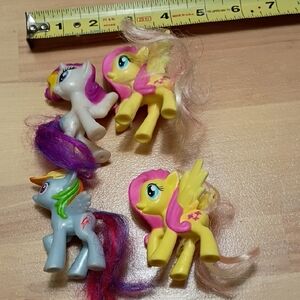 McDonalds Happy Meal Hasbro My Little Pony Figures Toys 2015-2016 Set Of 4